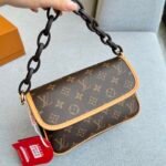 LV Monogram Chain Messenger
