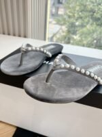 Chanel Clip Toe Slipper Sandals Shoes - Image 8