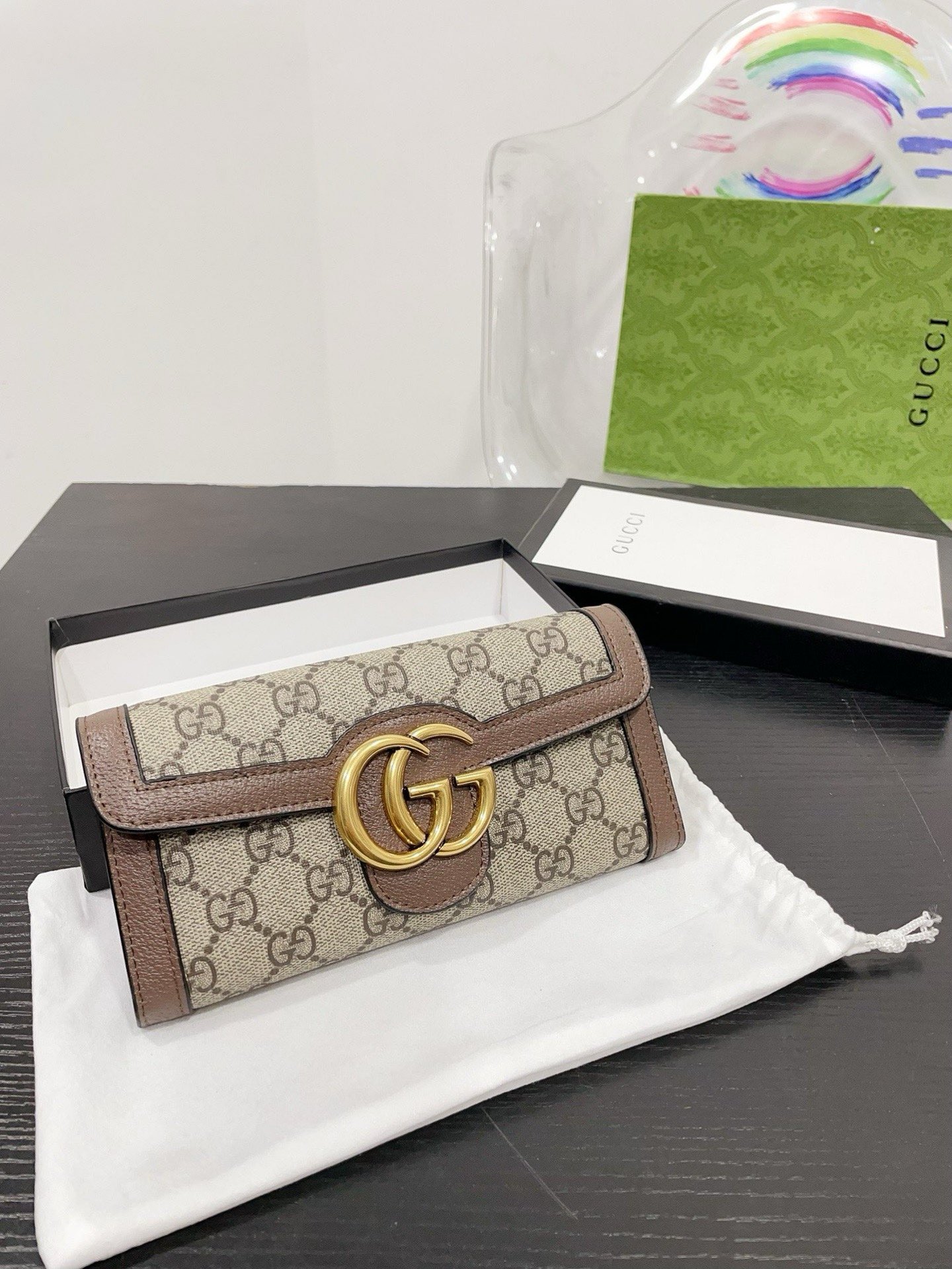 01DA03ED-BDAB-B784-3CB3-CF8AB2D8D8A7 Gucci Wallet Style: 210 - Image 1