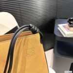 LOEWE Suede Tote Bag - Image 11