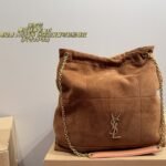 ​YSL Suede Chain Bag 30cm Vintage