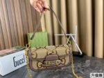 Gucci 1955 Saddle Baguette Bag 10A - Image 7