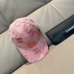 Chanel Baseball Cap - Classic Double C Canvas & Full-Grain Leather - Image 4