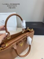 Prada Leather Tote Bag  Premium Work Essentials Bag - Image 7