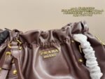 Prada Wrinkled Leather Motorcycle Tote Bag - Image 4