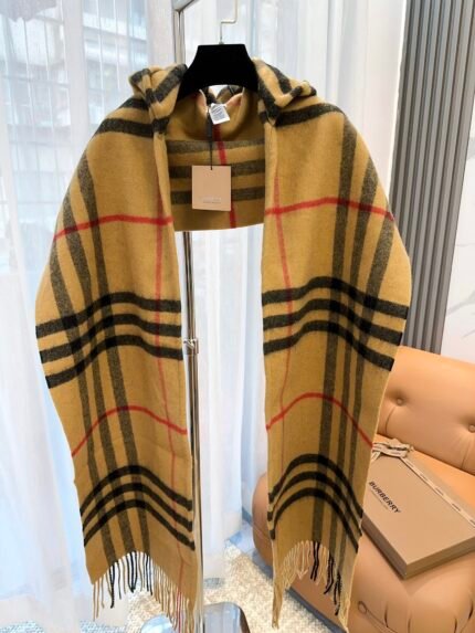 Burberry Classic Check Hooded Scarf Wrap