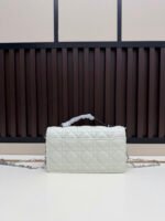 Bow Chain WOC Lambskin Woven Pattern Bag - Image 3