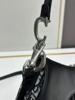 Dior 0446 Silver D-Studs Adjustable Strap Crossbody Bag - Image 9