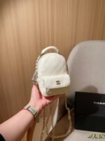 Chanel 24C 18cm Lambskin Mini Backpack - Image 3
