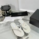 Chanel Clip Toe Flip Flops Slippers Sandals Shoes