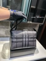 Burberry Check Flap Messenger Bag - Image 6