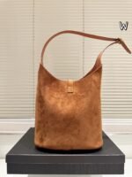 YSL Suede Tote Bag 32cm Ultra-Soft Microfiber - Image 5