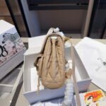 Dior Caro Leather Backpack 10A - Image 5