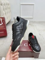 Gucci White Sneakers - 1:1 Replica Full Leather IP Lightweight Sole - Image 4
