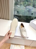Dior Shoes Chanristian Dior Logo Buckle Flat Loafers Casual Slipper Shoes - Image 7