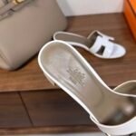 Hermes Slipper Sandals Heels Shoes - Image 7