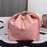 Chanel Hobo Underarm Bag in Ball-Grained Leather.M8895