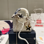 Dior Mini Lady Bag - Lacquered Calfskin - Image 9