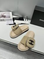 Chanel Embossed Logo Sandals Slipper Shoes - Image 7