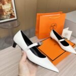 Hermes Pointed Toe Pumps High Heels - Image 3