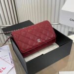 Chanel  WOC Quilted Caviar Shoulder Bag - Image 11