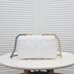 Chanel Lambskin Quilted Small 19 Flap Shoulder Bag Handbag - Image 3