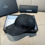 Chanel Baseball Cap - Classic Double C Canvas & Full-Grain Leather - Image 7