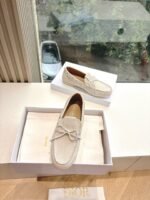 Dior Shoes Chanristian Dior Logo Buckle Flat Loafers Casual Slipper Shoes - Image 3