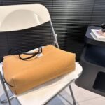 LOEWE Suede Tote Bag - Image 10