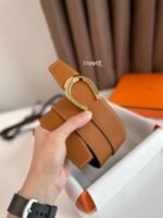 Hermes Leather Belts 1:1 Mirror Version - Image 4
