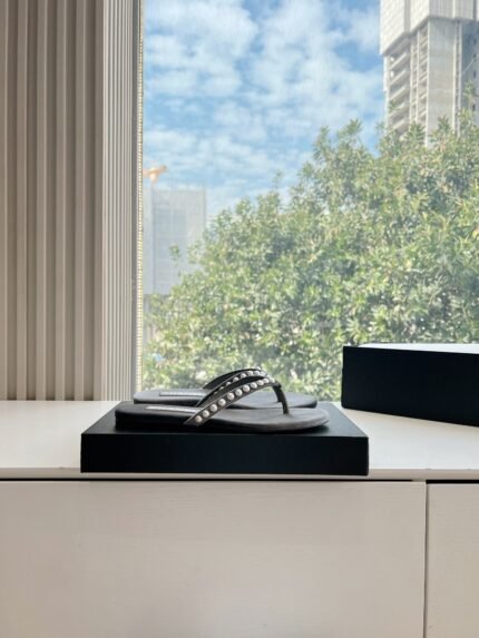 Chanel Clip Toe Slipper Sandals Shoes