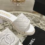 Chanel Slipper Sandals Heels Shoes - Image 8