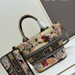 Dior Christian Dior  Woven Market Shoulder Carryall Bag