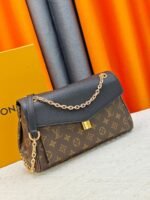 LV HeritageLuxe M26285 Saint-Germain PM Monogram Chain Handbag - Image 4