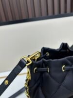 Prada 2391 Mini Black Nylon Bucket Bag - Image 6