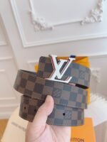 Louis Vuitton LV Leather Belts 1:1 Mirror Version - Image 4