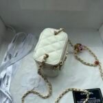 Chanel 24A Enamel CC Vanity Case 12cm Lambskin - Image 6