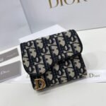 Dior saddle Three Fold Wallet - Image 2