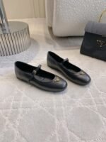 Prada Mesh Triangle Label Mary Jane Casual Slipper Shoes - Image 2