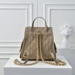 CHANEL 25C 7017 Small Suede Bucket Bag - Image 4