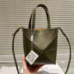 Loewe Puzzle Fold Tote Calfskin Shoulder Bag Totes Bag - Image 2