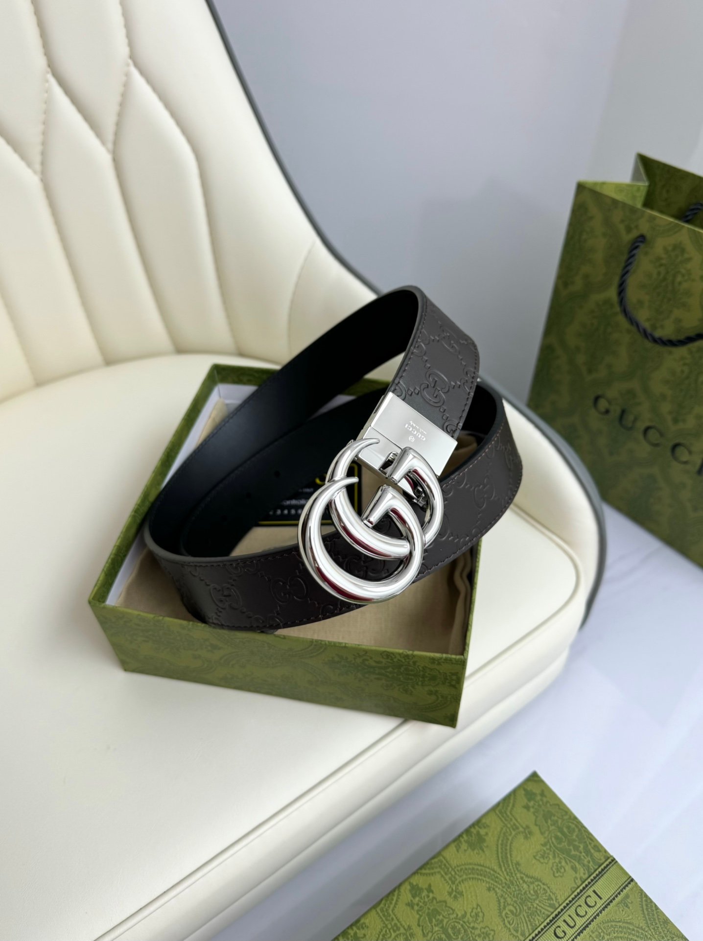 3E1769FA-CB1C-B872-4C79-B67A13ADCCCB Gucci Leather Belts - Image 1