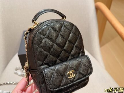 Chanel 24C 18cm Caviar Mini Backpack