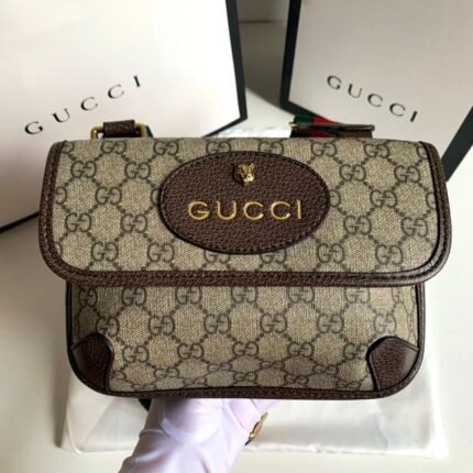 Gucci Supreme Mini Messenger Bag, Style: 501050