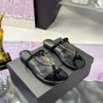 Saint Laurent YSL Classic Clip Toe Sandals Slipper Shoes