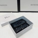 Dior CD Logo Snap Closure Wallet - Image 3