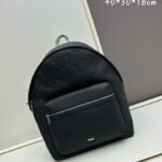 Dior 1158 Gravity Black Leather Backpack Fall Winter 10A