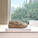 Dior Shoes Chanristian Dior Logo Buckle Flat Loafers Casual Slipper Shoes