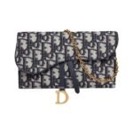 Dior Saddle Chain Wallet