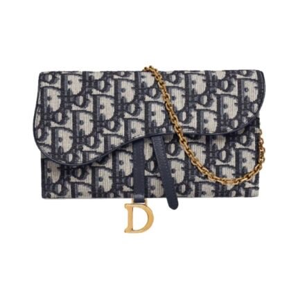 Dior Saddle Chain Wallet